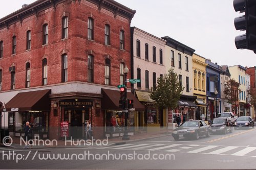 Wisconsin and O Street in Georgetown